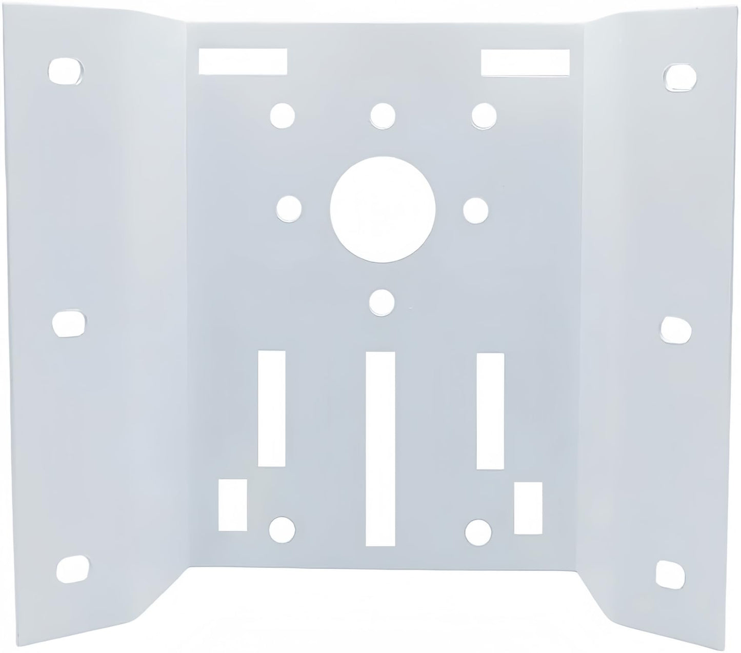 GledeYeTec Column Pole Dome Mount Bracket Adapter,External Corner Wall Mount Iron Plate Vertical Bracket for PTZ CCTV Surveillance Camera Metal Holder