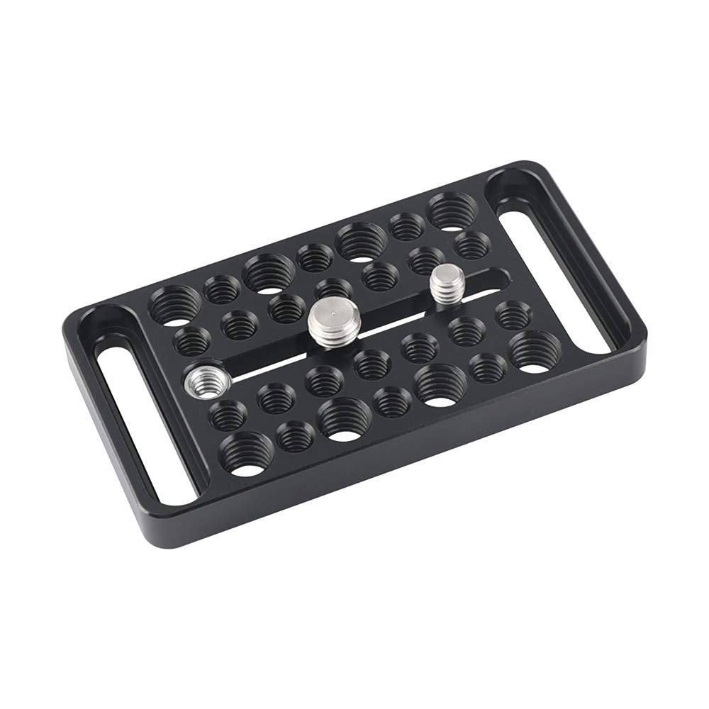 CAMVATE Multipurpose Cheese Plate with 1/4" & 3/8" Thread Screw for Camera Bracket Accessories - 2564