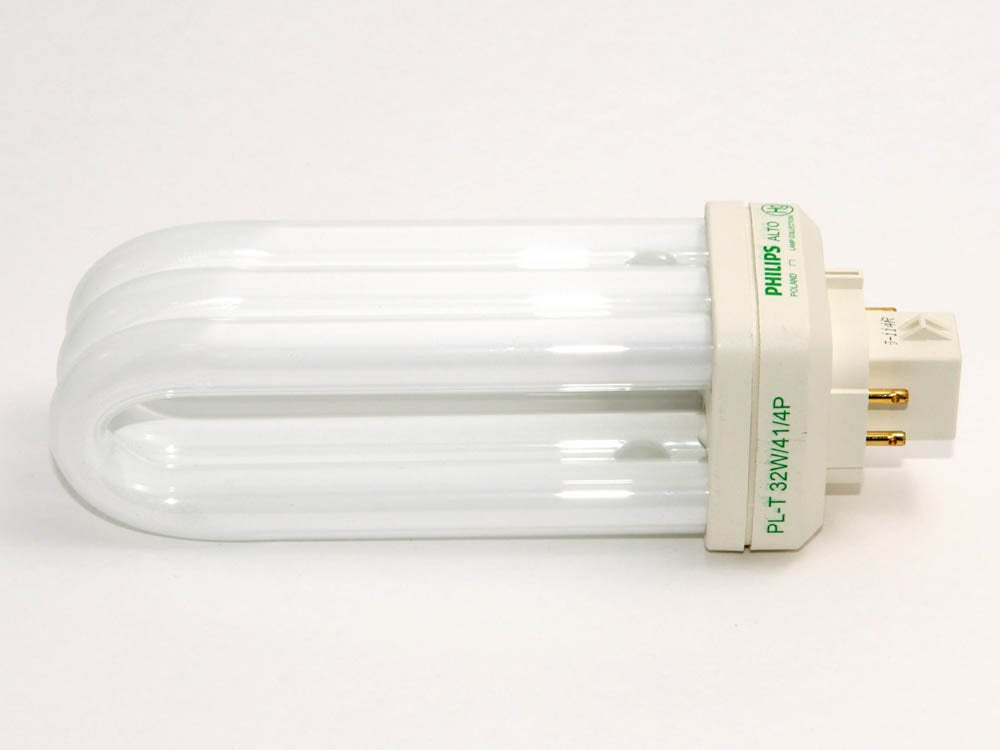 Philips 32W 4 Pin GX24q3 Cool White Long Triple Twin Tube CFL Bulb
