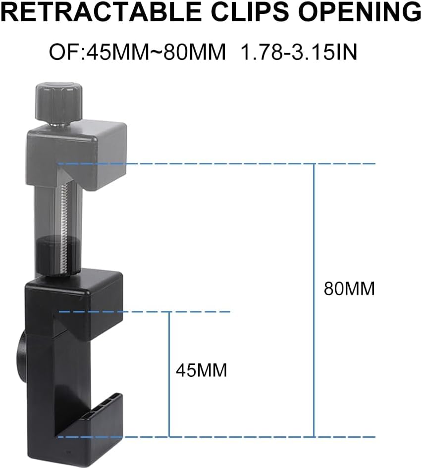 PellKing Osmo Pocket 3 Fence Mount for Live Streaming, Fence Holder for Osmo Pocket 3 Mounting Kit with Protective Cage Frame for Game Changer