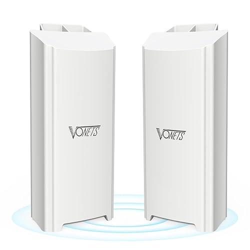 VBGO 5G WiFi Bridge Pair 5.8GHz Band Support Wireless Kit High Speed 1800Mbps Outdoor Connectivity Device High Bandwidth Applications Robust