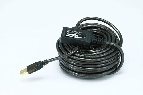Monoprice USB 2.0 Male to Female Active Extension/Repeater Cable - Use with PlayStation, Xbox, Kinenct, Oculus VR, USB Flash Drive, Card Reader, Hard