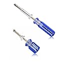 Flushbay Cable TV Terminator Tool 4 Inch +7 Inch CATV Cable Locking and Unlocking Terminator Tool 75Ohm Cable TV Anti-Theft Lock Key for TV Boxes