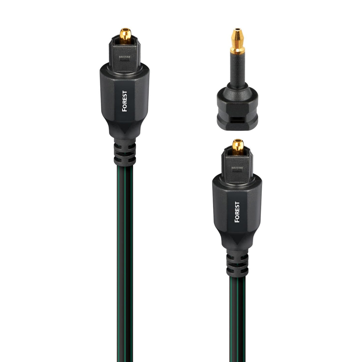 AudioQuest 3m Forest Optical Toslink Fiber-Optic Cable + Mini-Adaptor