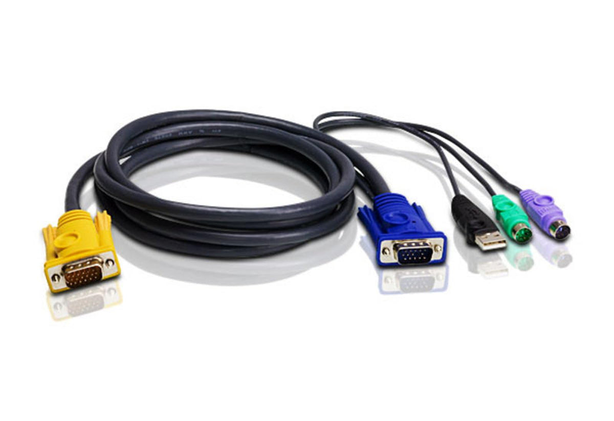 ATEN 5302UP PS/2 USB KVM Cable 1.8 m