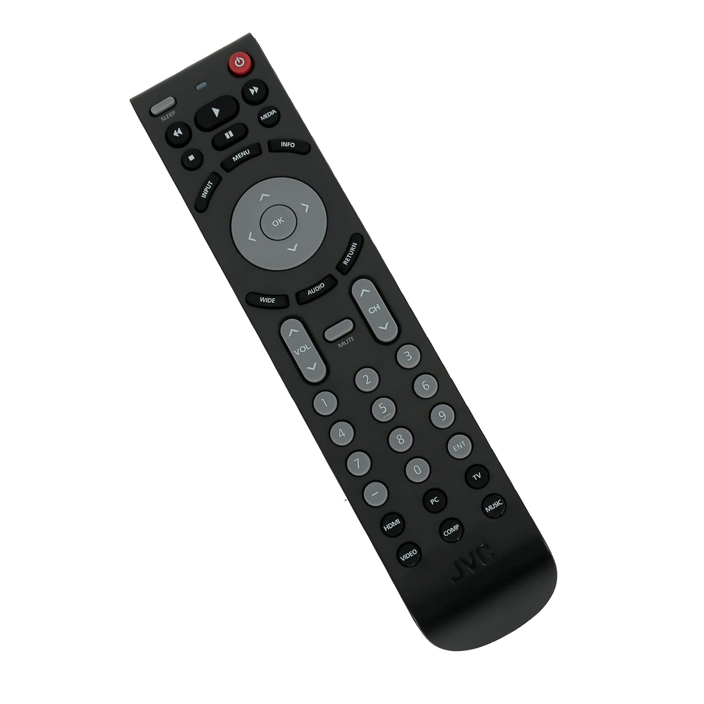 Beyution RMT-JR01 Replacement Remote Control Fit for JVC TV JLE47BC3001 JLE47BC3500 JLE42BC3500 JLC32BC3002 JLC37BC3002 JLC42BC3002 JLC47BC3002