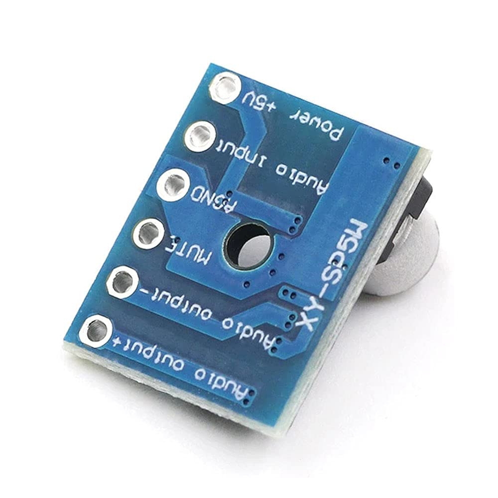 Rakstore 4pcs 5128 Amplifier Board 5W Class D Digital Amplifier Board Mono Audio Module Low Distortion