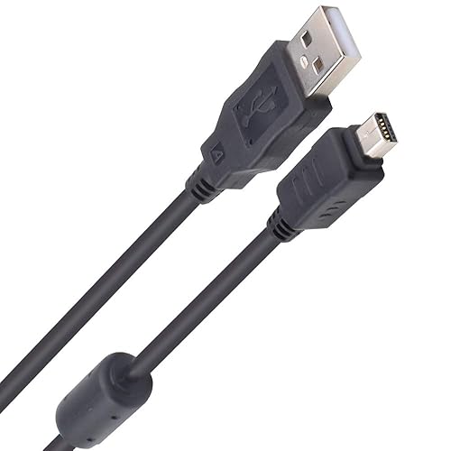 Alitutumao CB-USB5 CB-USB6 USB Date Cable Replacement Photo Transfer Cord Compatible with Olympus Mju Mju Tough Pen Stylus Digital Cameras TG-830