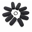 Saidbuds 10 Pack Soft Mic Foam Covers Windscreens for David Clark M-4/M-7 Lightspeed Aviation Headsets Microphone