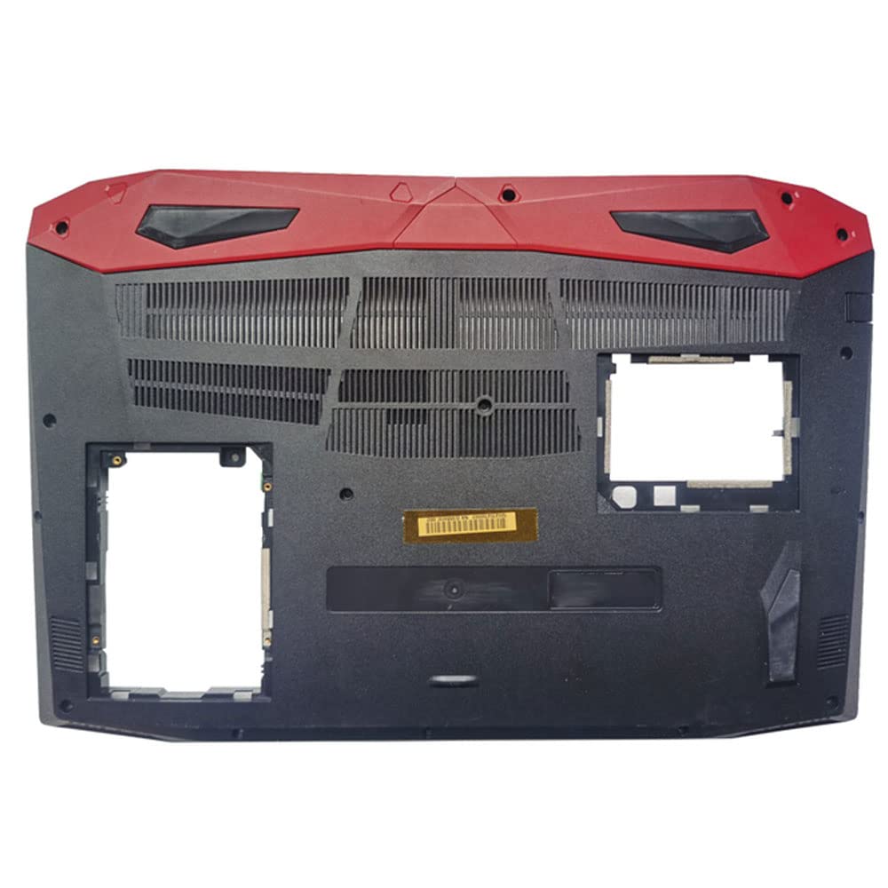 Replacement Case Compatible for Acer Nitro 5 an515-41 an515-42 an515-53 an515-51 N17C1 (Bottom Base Cover Red Border)