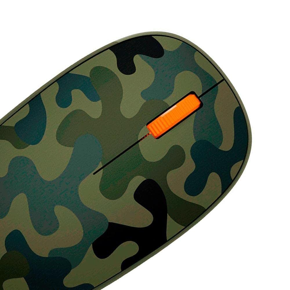 Microsoft Bluetooth Mouse - Forest Camo. Compact, Comfortable Design, Right/Left Hand Use, 3-Buttons, Wireless Bluetooth Mouse for PC/Laptop/Desktop