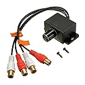 RCA Stereo L/R Volume Controller for Amp Preamp Speaker CD Player - No Power Needed