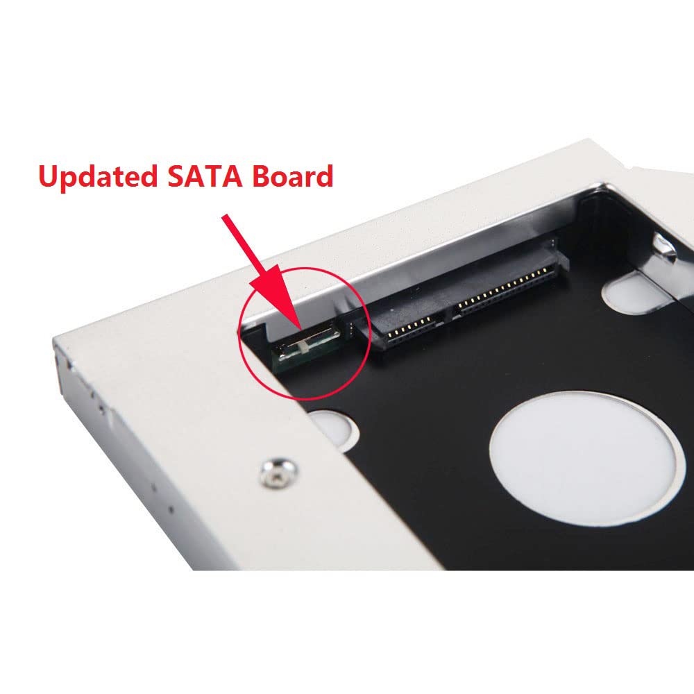 2nd Second SATA Hard Drive HDD SSD Optical Bay Caddy Frame Tray for Toshiba Satellite P740 L855D L855d-s5242 L855-16H L650D L655D L730 L735