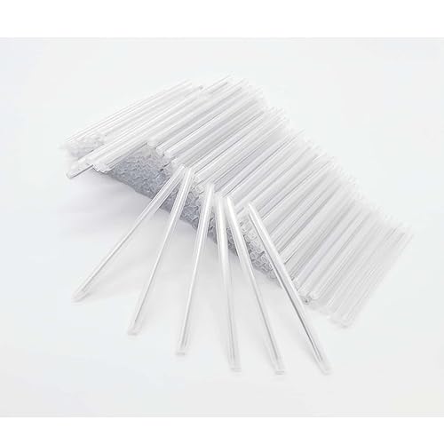 1000PCS Fiber Splice Sleeves,2.4mm Diam 60mm Length,Fusion Fiber Optic Cable Heat Shrinks Tubing,with Box,304 Stainless Steel PE Clear Hot Melt