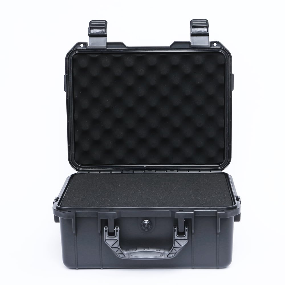 14in Waterproof Hard Shell Case with DIY Customizable Foam Insert (13 x 9.6 x 5.7in Interior)