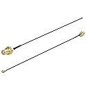 Proxicast 8 inch U.FL (IPEX / MHF1) to SMA Female Ultra Low-Loss 1.37mm Coaxial Pigtail Jumper Cable for 4G, LTE, 5G, Bluetooth, ZigBee, 900 MHz