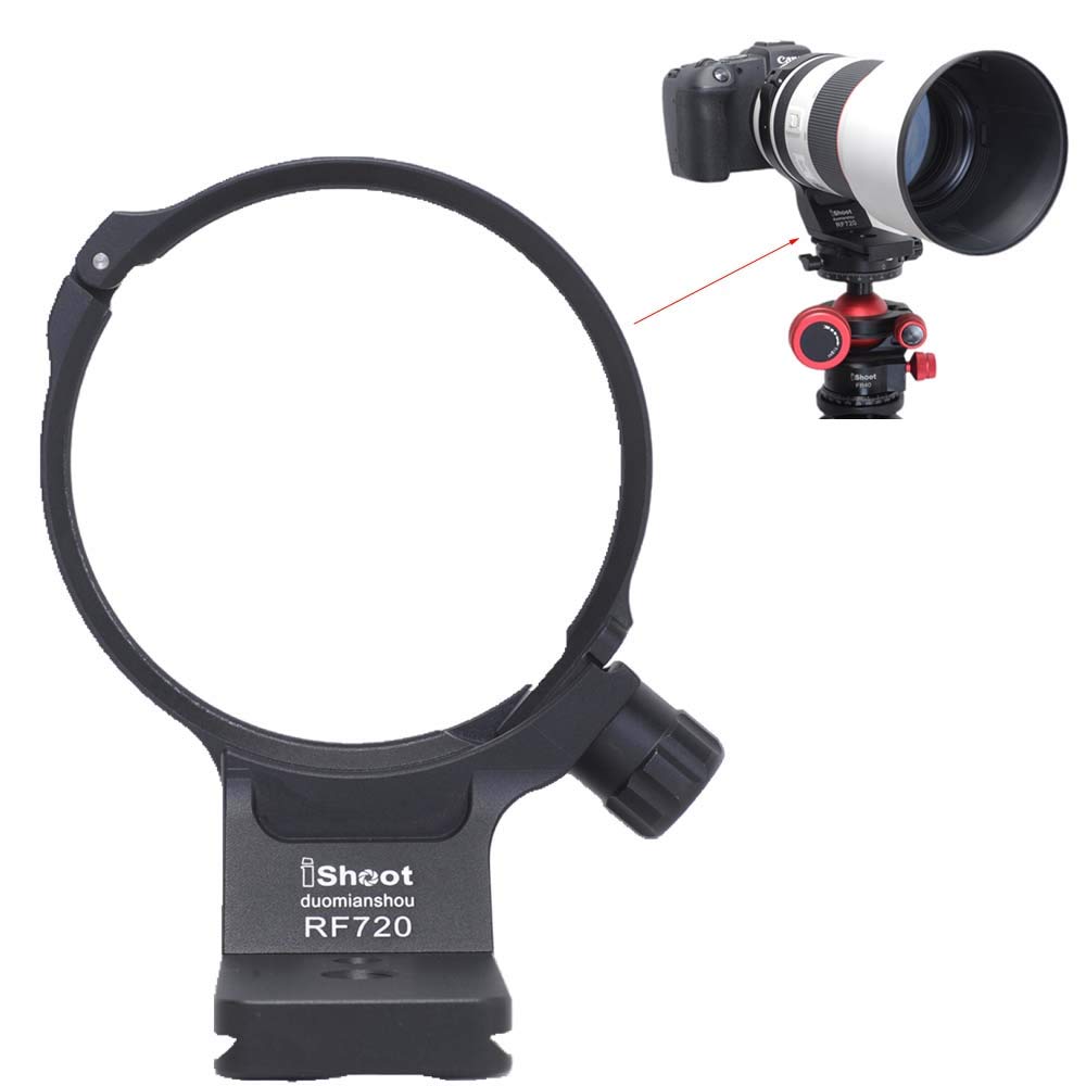 iShoot Metal Tripod Mount Ring Lens Collar Compatible with Canon RF 70-200mm f/2.8L is USM E(III), Lens Support Holder Bracket Bottom is Arca-Swiss