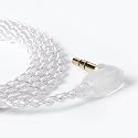 KZ ZST 0.75mm 2 pin Upgrade Silver Plate Replacement Earphones Cable for KZ Earphones (silver)