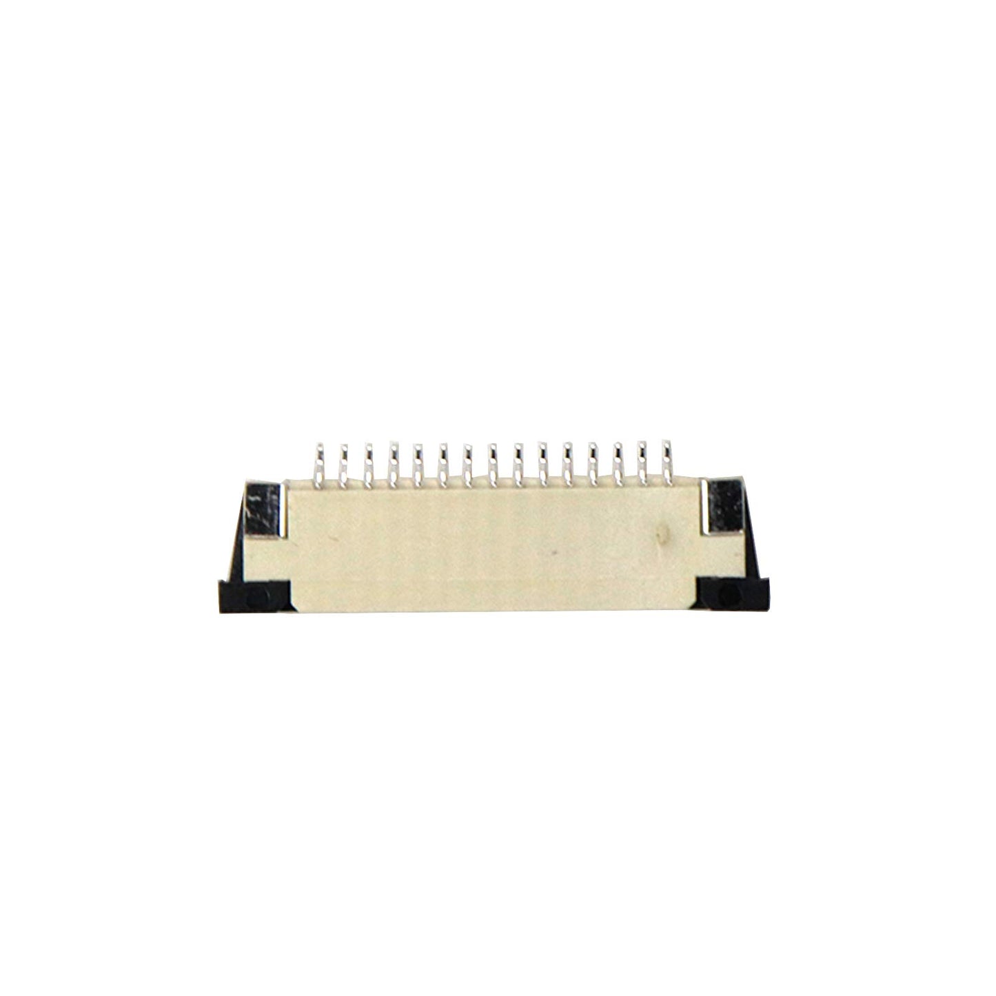 Dahszhi FPC/FFC Ribbon Cable Connectors 15 Pin 1.0mm Pitch Single Row Bottom Port Flat Socket Connector - 10pcs