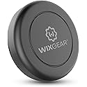 WixGear Universal Flat Stick On Dashboard Magnetic Car Mount Holder for Cell Phones and Mini Tablets with Fast Swift-Snap Technology - Extra Slim