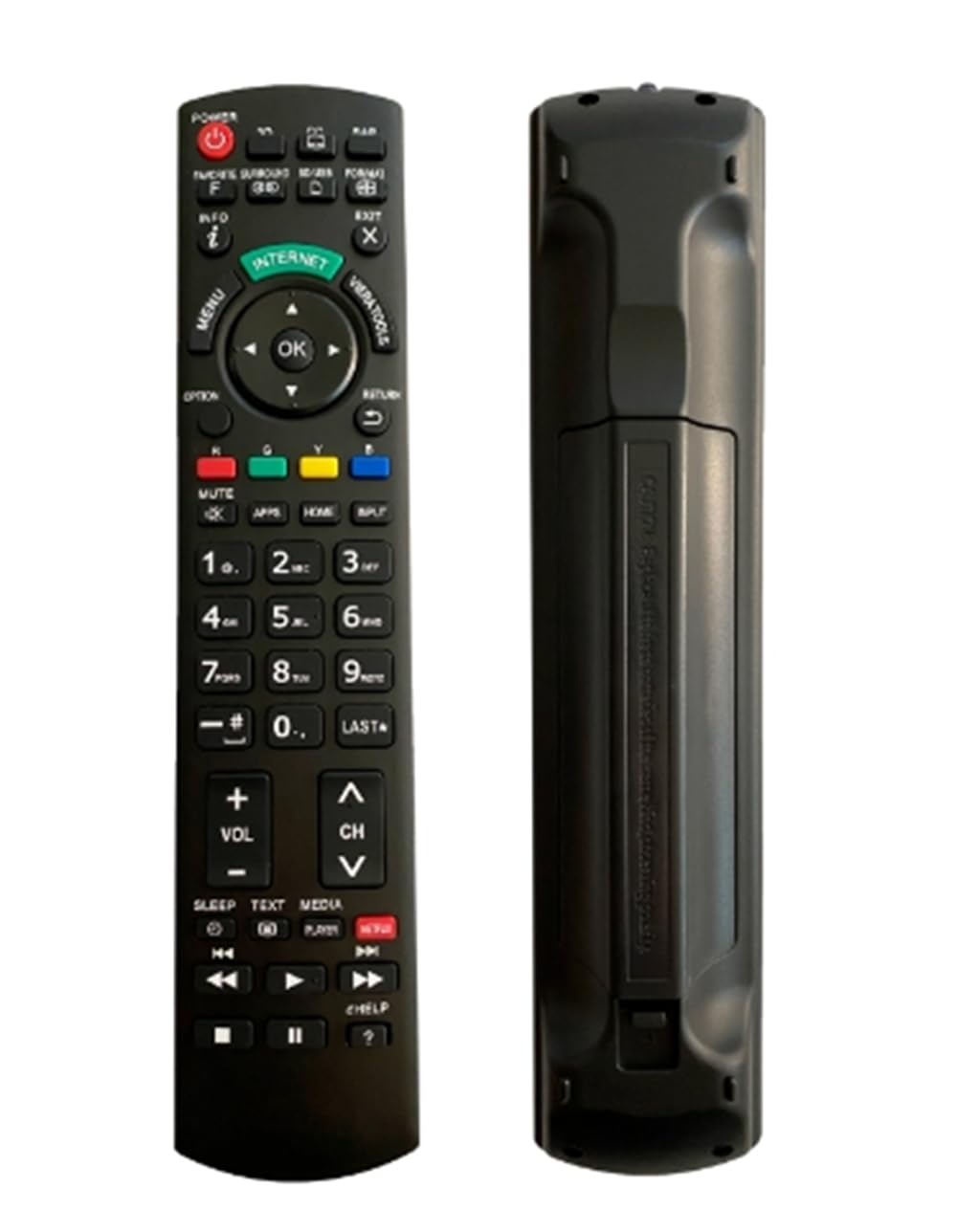 N2QAYB000485 Replace Remote Compatible with Panasonic Viera TV TC-42LD24 TH-32LRU5 PT-43LC14