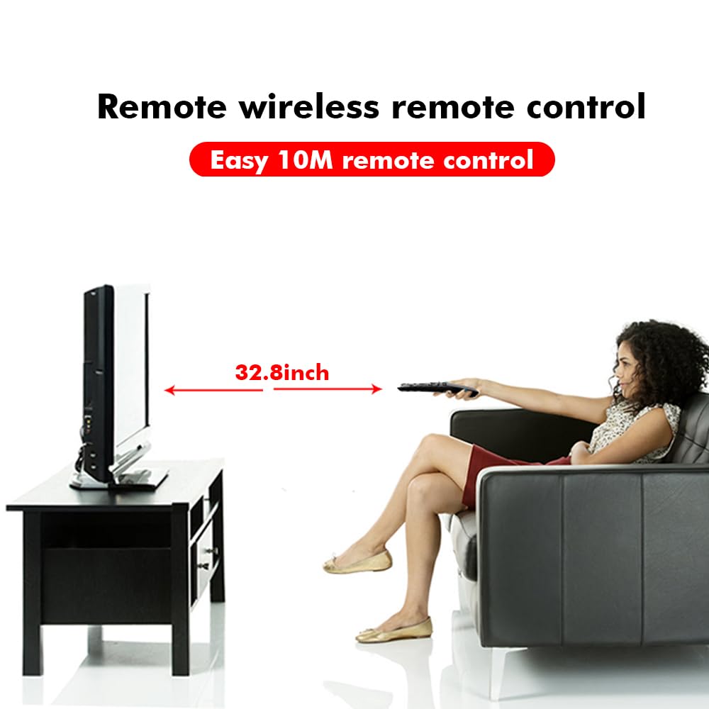 QRL Replacement Remote Control for Samsung Smart-TV 4K Curved TV UHD QLED TVs, with Netflix, Prime Video,rakuten Buttons