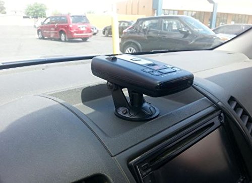 ChargerCity Universal Radar Detector Dashboard Windshield Suction Mount Compatible with All Radar detectors
