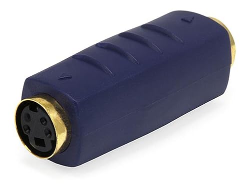 Monoprice 104118 S-Video Female to Female Coupler, Gold Plated