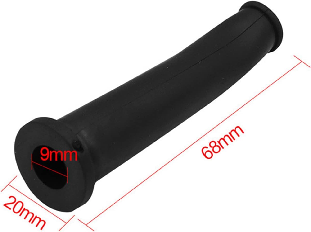 Black Strain Relief Cord Boot Protector Cable Rubber Sleeve Hose Flex- Strain Relief Protector for Electric Drill Grinder Cord Boot Protector Cable