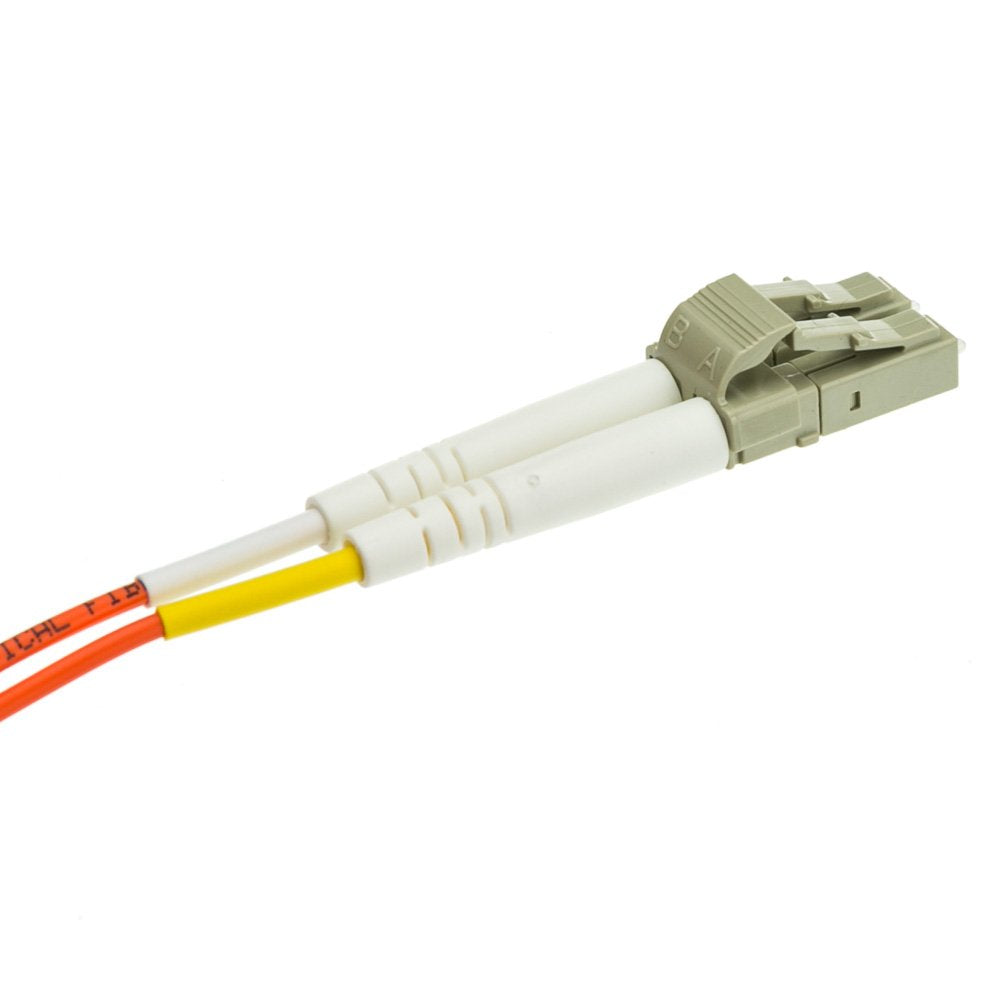 CableWholesale LC to LC OM1 Multimode Duplex Fiber Patch Cord, 15m/49.2ft