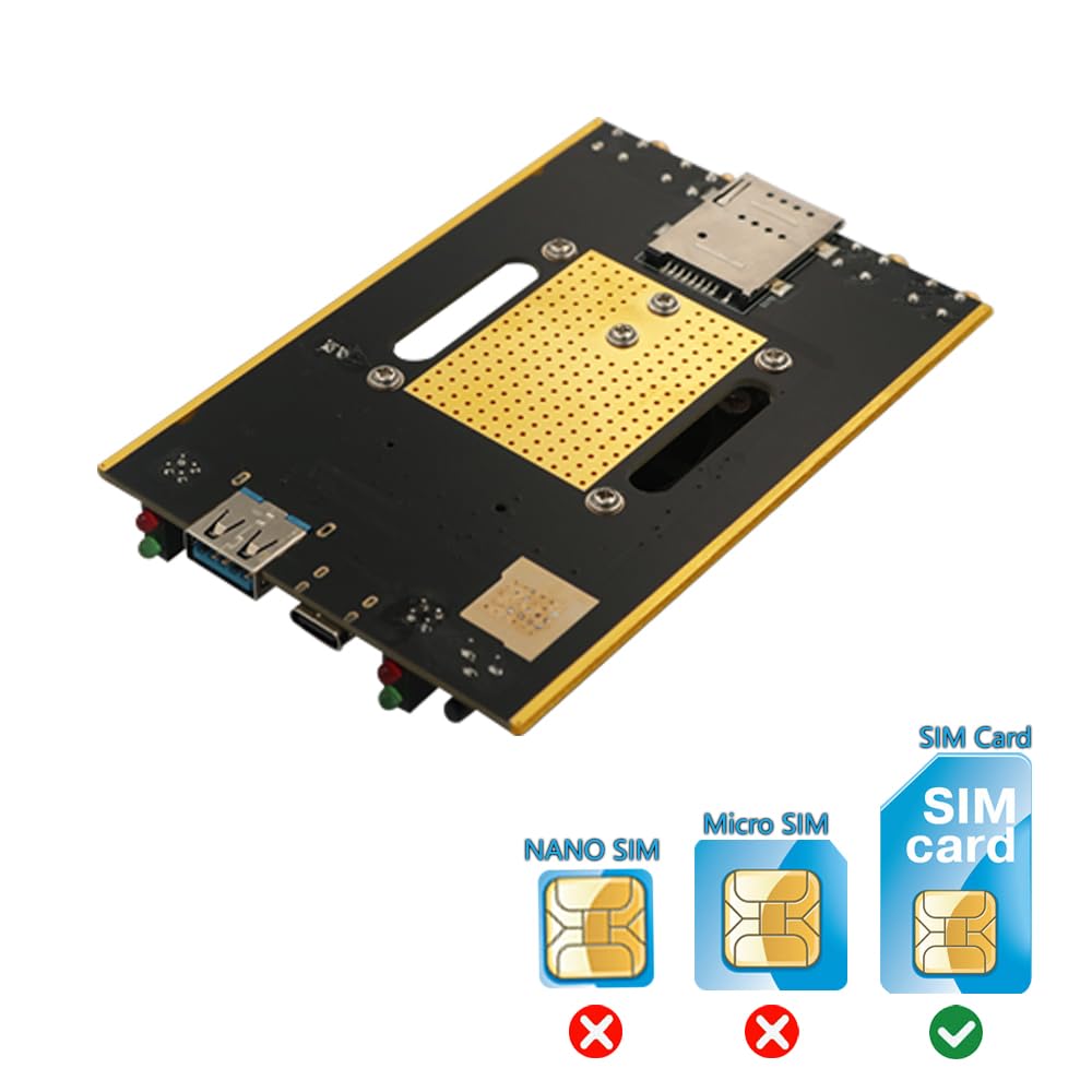 HLT NGFF(M.2) 4G/5G Module to USB 3.0 Adapter with Auxiliary Power and Cooler Fan