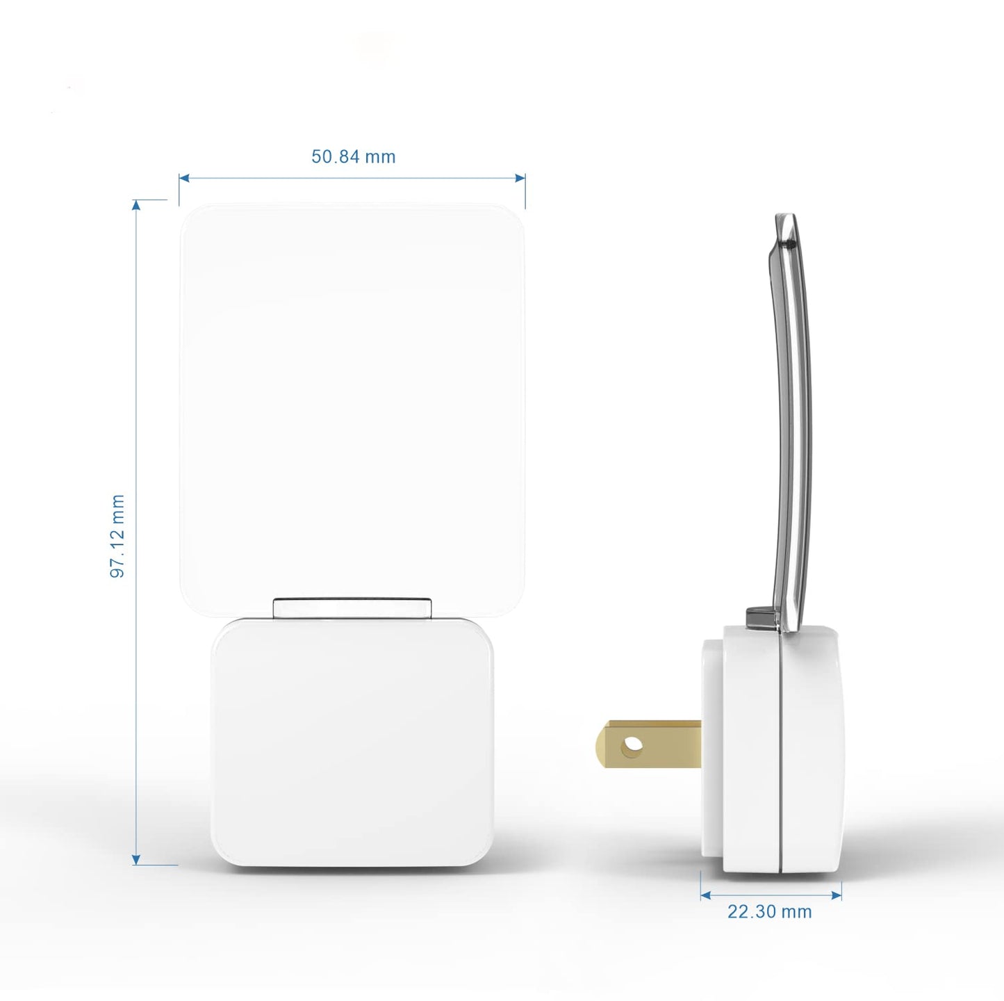 oviitech Superior Night Light with Dusk to Dawn Light Sensor at Bottom, Light in Warm White for Hallway, Bedroom, Living Room, Bathroom and Other