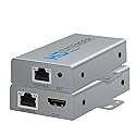 HDMI Extender Over Network IP Ethernet Kit Cat5e / Cat6 Cable 1080P @ 60Hz - Up to 164 ft - HDMI Loop Out POE Function Supported (Transmitter