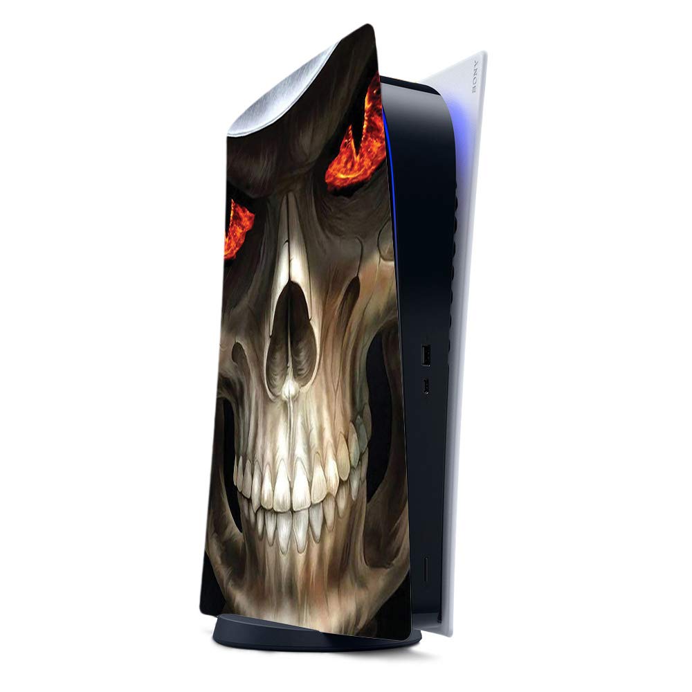 MightySkins Gaming Skin for PS5 / Playstation 5 Digital Edition - Evil Reaper | Protective Viny wrap | Easy to Apply and Change Style | Made in The