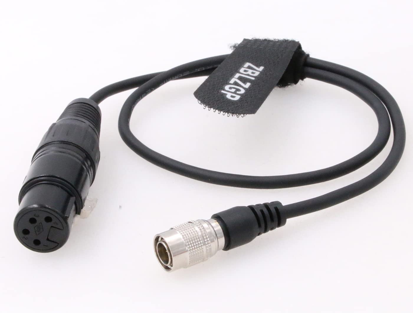 ZBLZGP 4-Pin XLR Female to Hirose 4-Pin Male 12V DC Out Power Cable for Sony Panasonic Camera LCD TVlogic Monitor