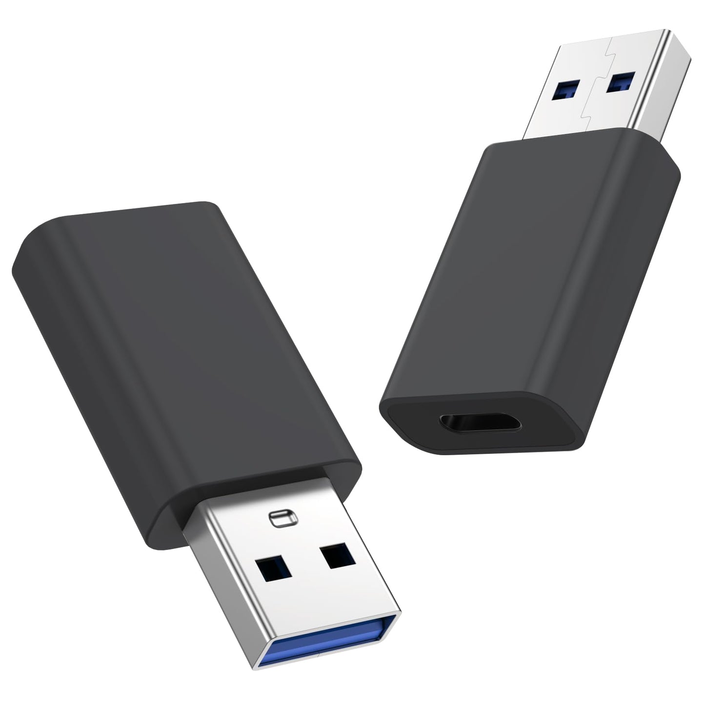 USB to USB C Adapter 2 Pack, USB-C Female to USB Male Adapter,OTG Charger Converter Compatible for Apple Watch Ultra iWatch/iPhone/Pro Max…