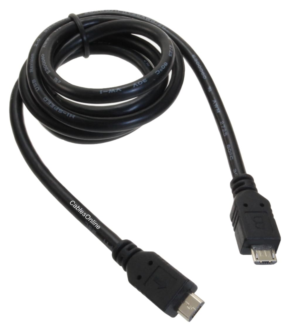 CablesOnline, 3ft USB Micro-B Male to USB Micro-B Male Cable, USB-MIC3
