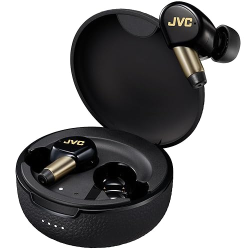 JVC Wood Masterpiece True Wireless Earbuds, Noise Cancelling, Stress Free Earpieces, AI Noise Reduction for Clear Calls, Dynamic Spatial Audio…