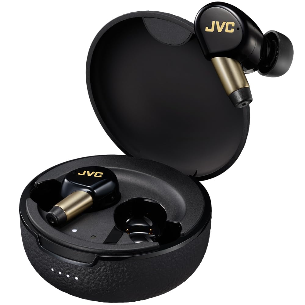 JVC Wood Masterpiece True Wireless Earbuds, Noise Cancelling, Stress Free Earpieces, AI Noise Reduction for Clear Calls, Dynamic Spatial Audio…