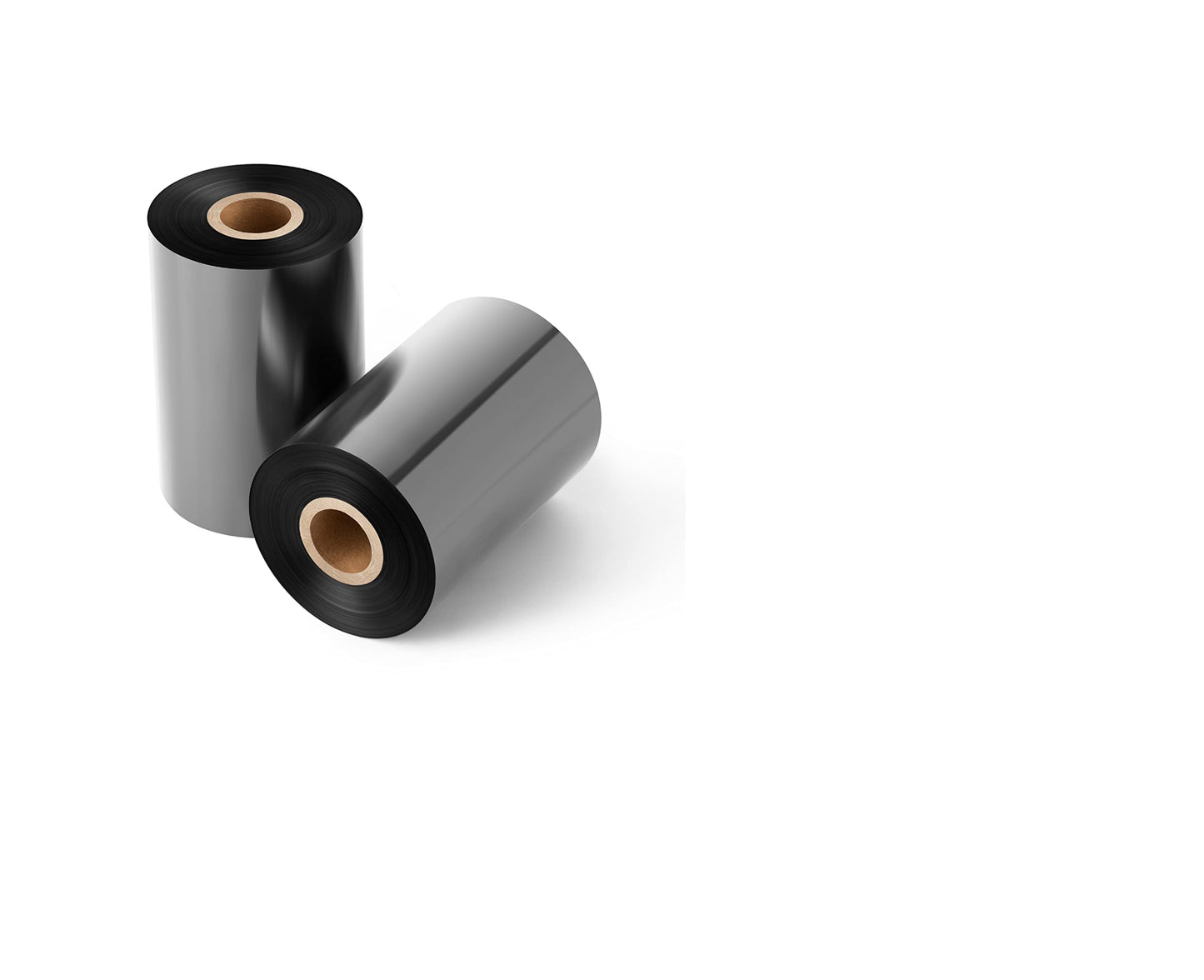 Thermal Transfer Ribbon by Accurate Films for Zebra Printer, Box of 6, 3.15" x 1,476' (80mm X 450m), 1" Core, Black. Multi Purpose Resin Enhanced Wax