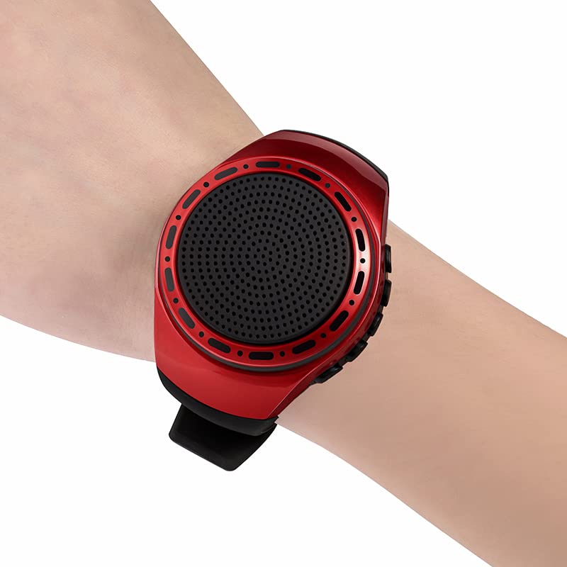 ORIDECOR Wireless Wearable Waterproof Wrist Portable Bluetooth Speaker Watch with Multi Function FM Radio & MP3 Player & TWS & Selfie & Ultra Long