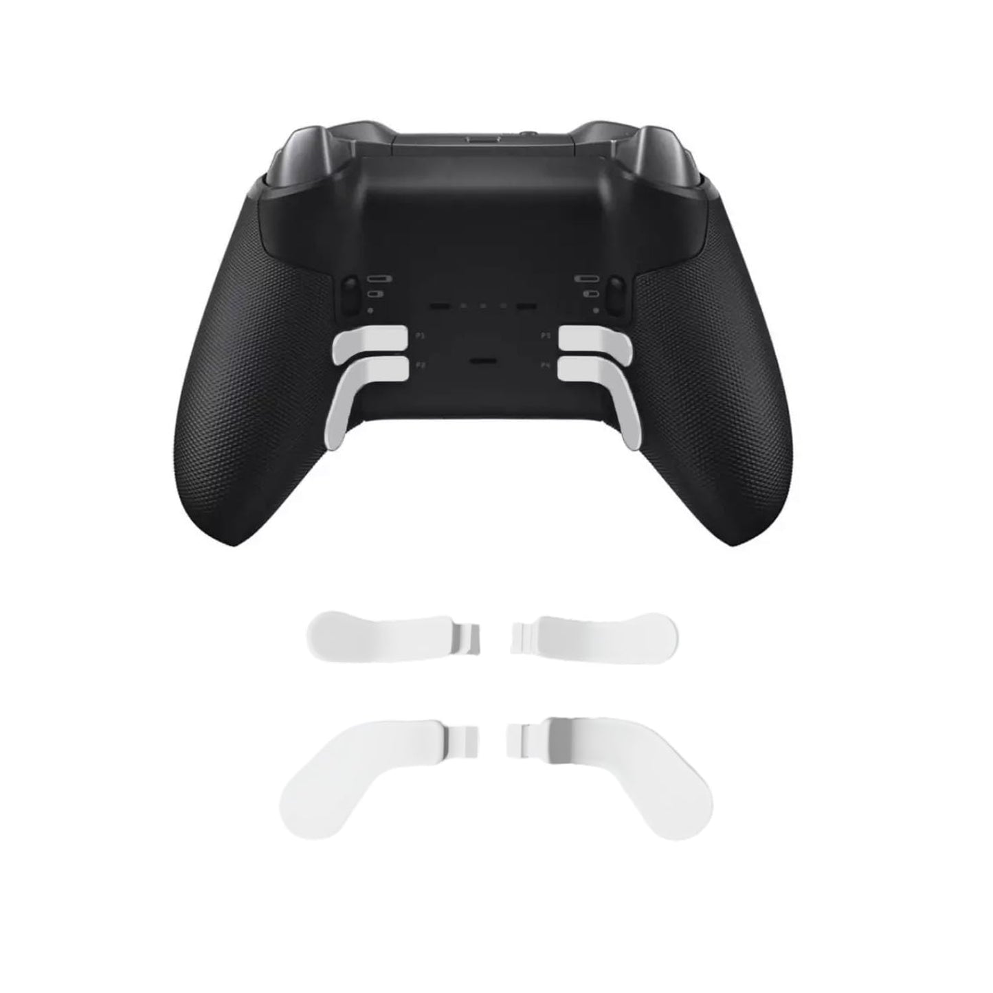 Elite Series 2 Gaming Controller Accessories Kit with Thumbsticks, D-Pads, Paddles, Trigger Buttons for Elite Series 2 Core ( White)
