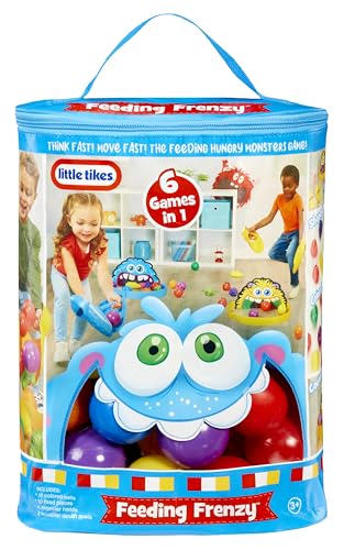 Little Tikes Feeding Frenzy - Indoor/Outdoor Gaming Experience - 30+ Accessories - Ages 3+ - Easy to Learn - Fast Paced