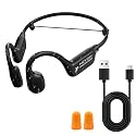 MZYDM Bone Conduction Headphones, Open Ear Headphones Bluetooth5.4 with Mic, 15H Playtime, IPX6 Sweat Resistant Wireless Earphones, for Workouts