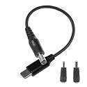QIUCABLE Type-C to DC Power Cable - 3ft USB-C to DC 5.5 x 2.1mm Charging Cable, Supports USB-PD, Compatible with Power Bank, Router, CCTV, LED Light