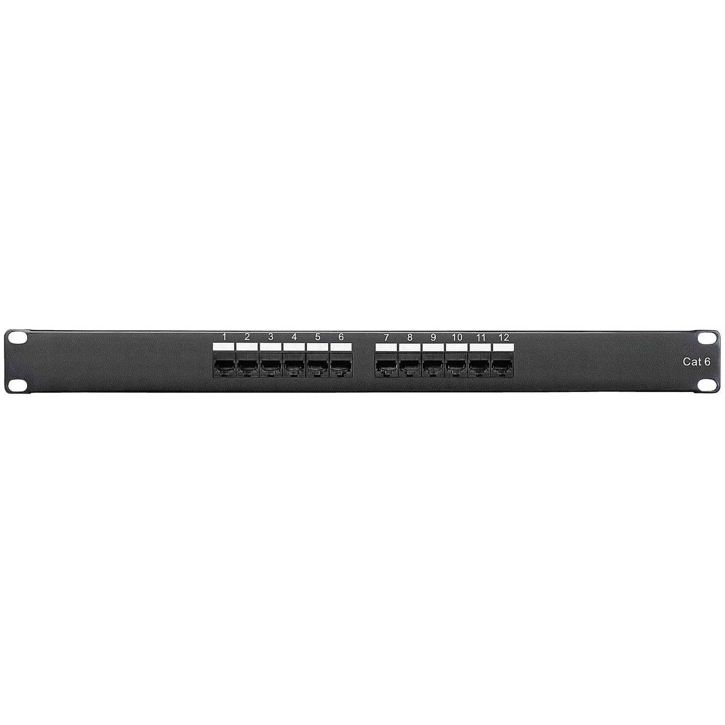 Shaxon MP117HA128-B, Category 6 Patch Panel, 12 Port, RJ45-110