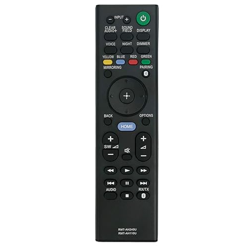 RMT-AH240U RMT-AH110U Replacement Remote Control Applicable for Sony Home Theater System HT-NT5 HT-CT790 HT-XT2 SA-NT5 SA-CT790 HT-CT800 HT-XT3 HT-NT3