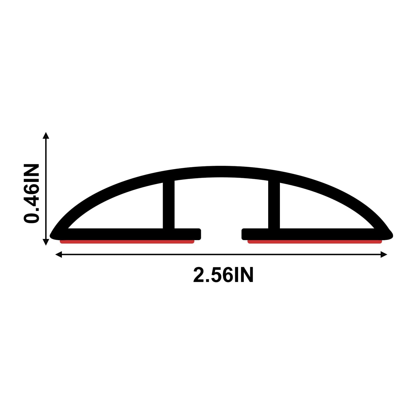 10Ft Floor Cord Cover Silicone Cable Protector Easy to Install Wire Organizer and Hider Ideal Extension Cord Cover for Home, Office, Garage