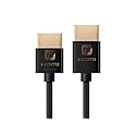 Monoprice 114196 HDMI High Speed Active Cable - 15 Feet - Black, 4K@60Hz, 18Gbps, HDR, 36AWG, YUV 4:4:4 - Ultra Slim Active Series