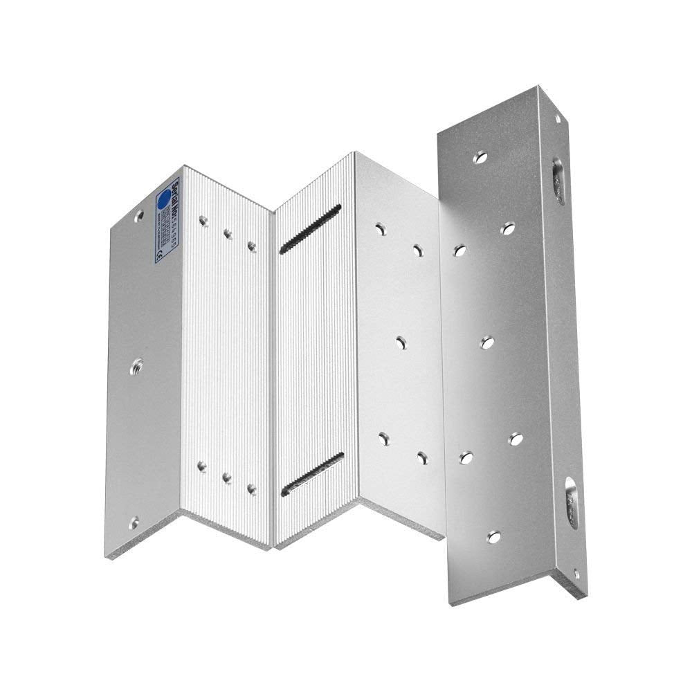 UHPPOTE ZL Mounting Bracket Clamp LZ Stents for 500KG 1200Lbs Magnetic Lock Inward Door